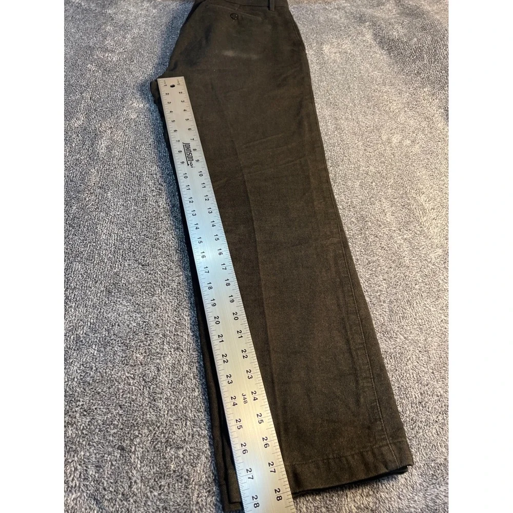 Banana Republic Kentfield Pant Mens 34x30 Dark Brown Cotton Straight Leg Chino